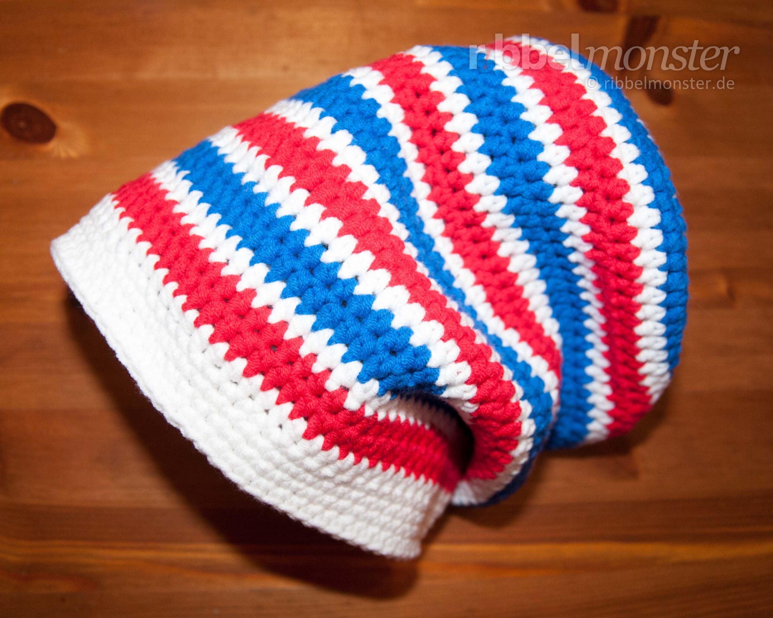 Crochet Hat – Longbeanie with Half Treble Crochet Stitches