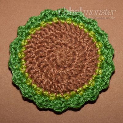 Crochet Button – Basic Pattern “Woody”