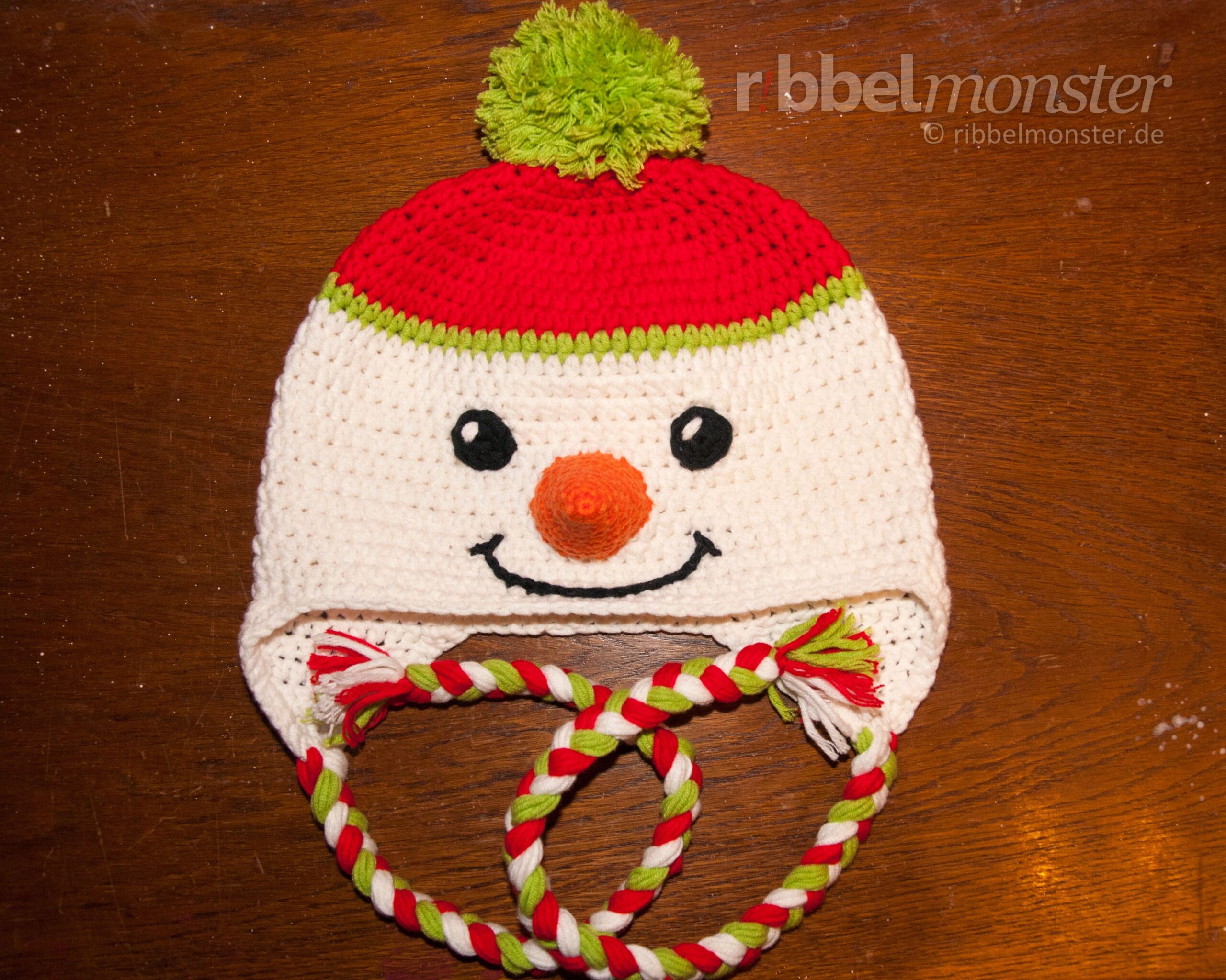 Crochet Snowman Hat “Frosty”