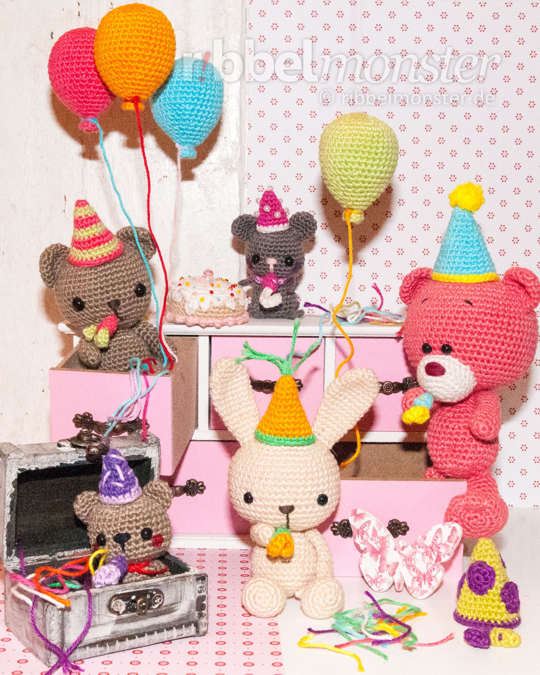 Amigurumi – Crochet Birthday Party “3 Years”