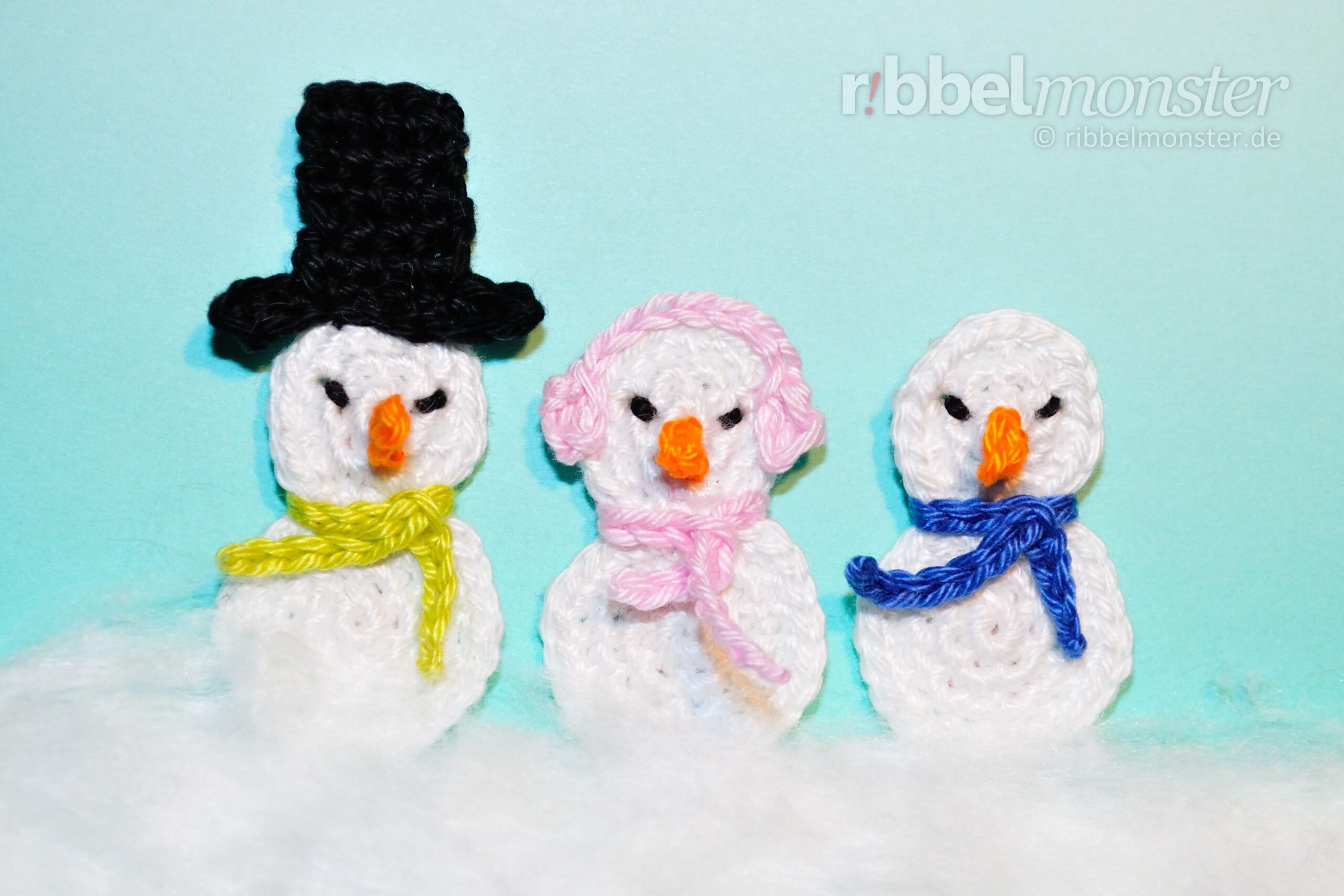 Patch – Crochet Tiny Snowman