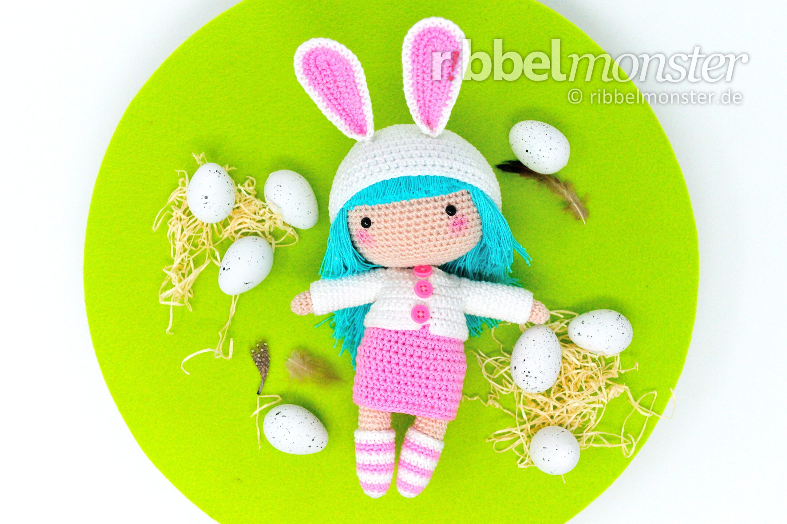 Cukado Crochet Doll Clothes – “Bunny” Clothing Set