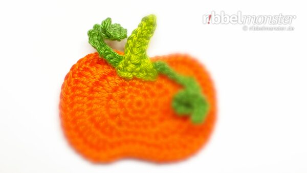 Crochet Patch – Circled Pumpkin