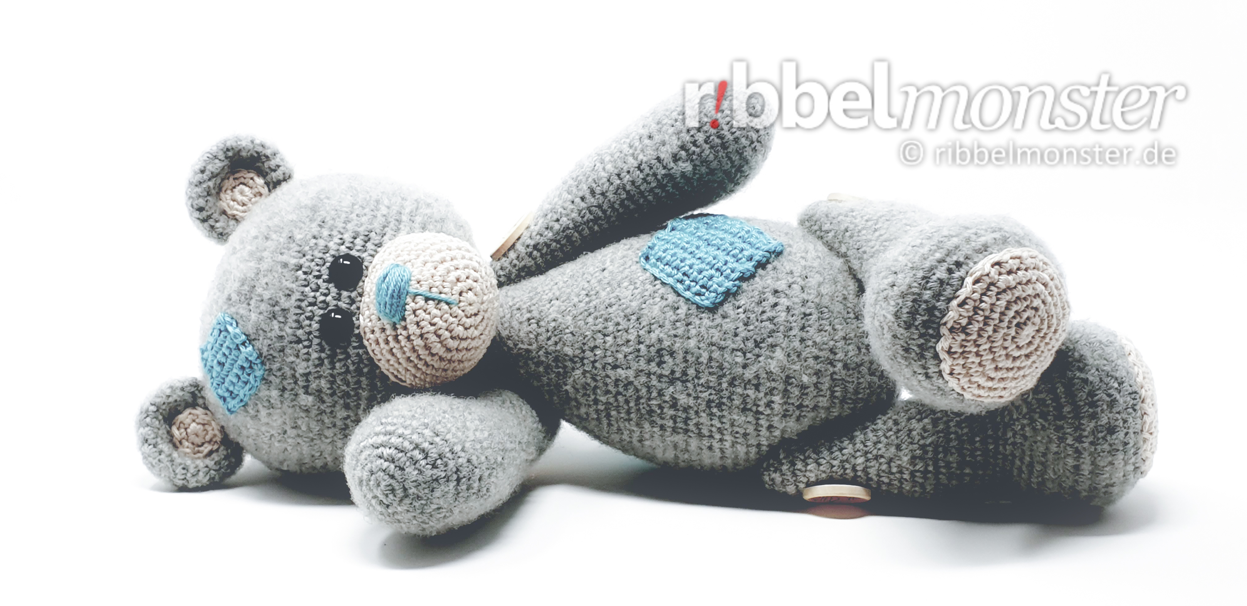 Amigurumi – Crochet Patched Bear “Felix”